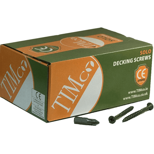 9G 4.5mm Green Weather Treated Wood Screws For Decking & Fence