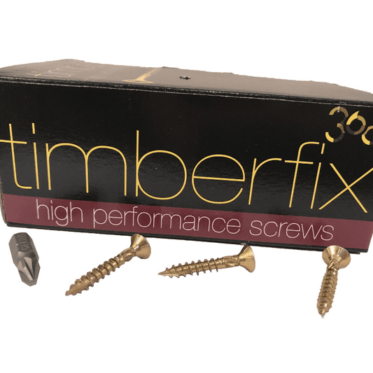 9G 4.5mmx30mm Premium Cutter Thread Wood Timber Screws Pozi Csk Timberfix 360