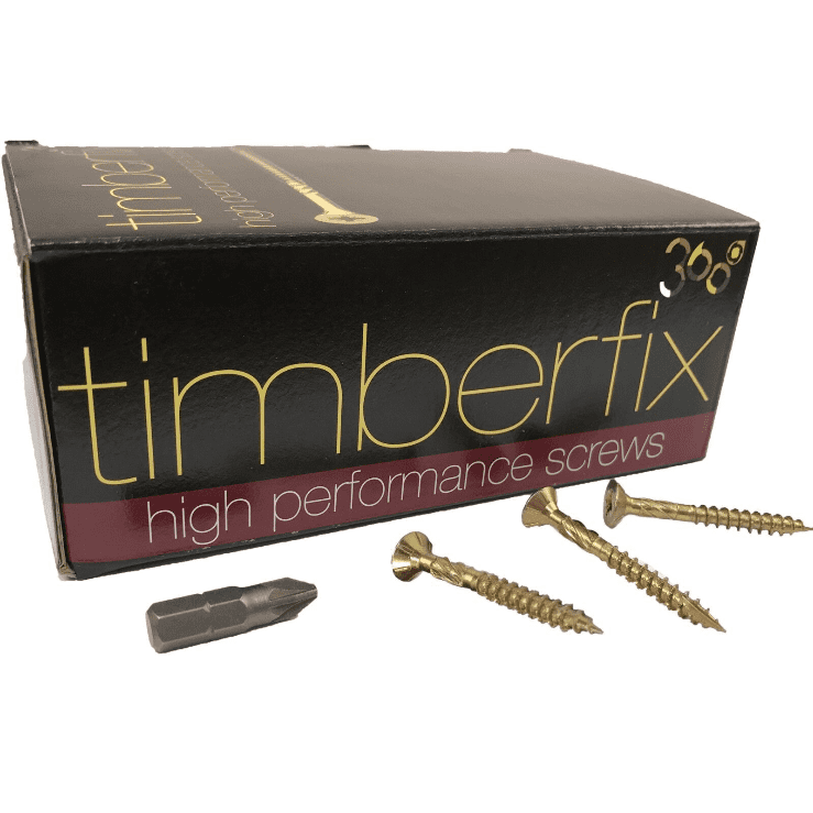 9G 4.5mmx35mm Premium Cutter Thread Wood Timber Screws Pozi Csk Timberfix 360
