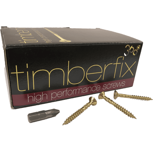 9G 4.5mmx40mm Premium Cutter Thread Wood Timber Screws Pozi Csk Timberfix 360