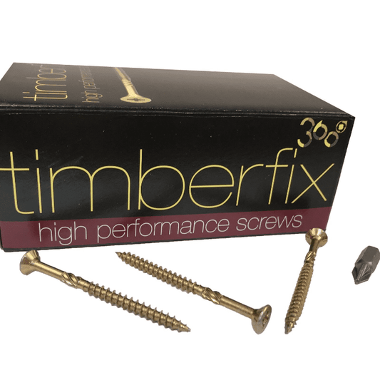9G 4.5mmx60mm Premium Cutter Thread Wood Timber Screws Pozi Csk Timberfix 360