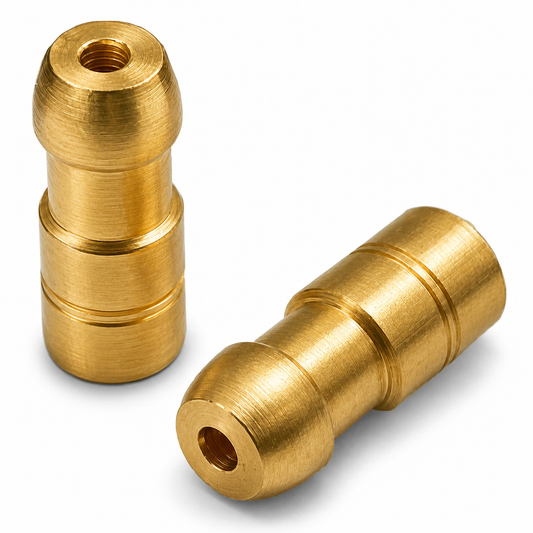 Brass Bullet 4.6mm Terminal Connector Uninsulated Wire Crimp Lucas Type Cable