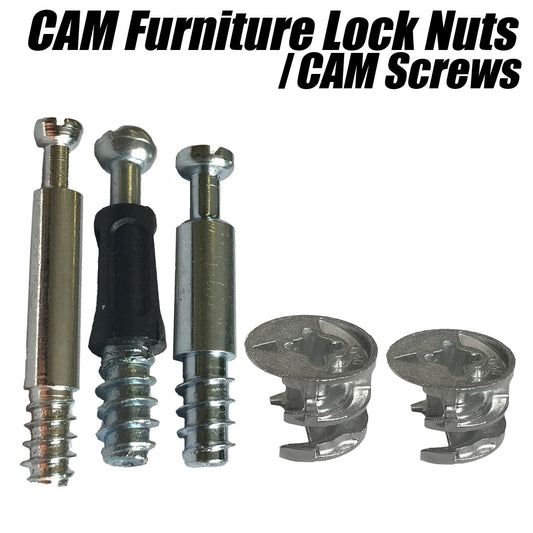 15mm Hole Cam Dowel Locking Nut / M5/M6 Cam Screw For Flatpack