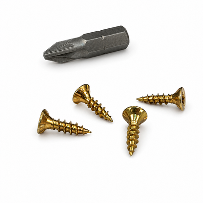 Box of 200x Timberfix 360 6g 3.5x30mm Premium Cutter Thread Wood Screws Countersunk Pozi Head Yellow Zinc