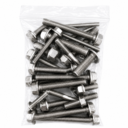 M5, M6, M8 & M10 Stainless Steel Flange Bolts - 500g - 2kg Assorted Mixed Pack