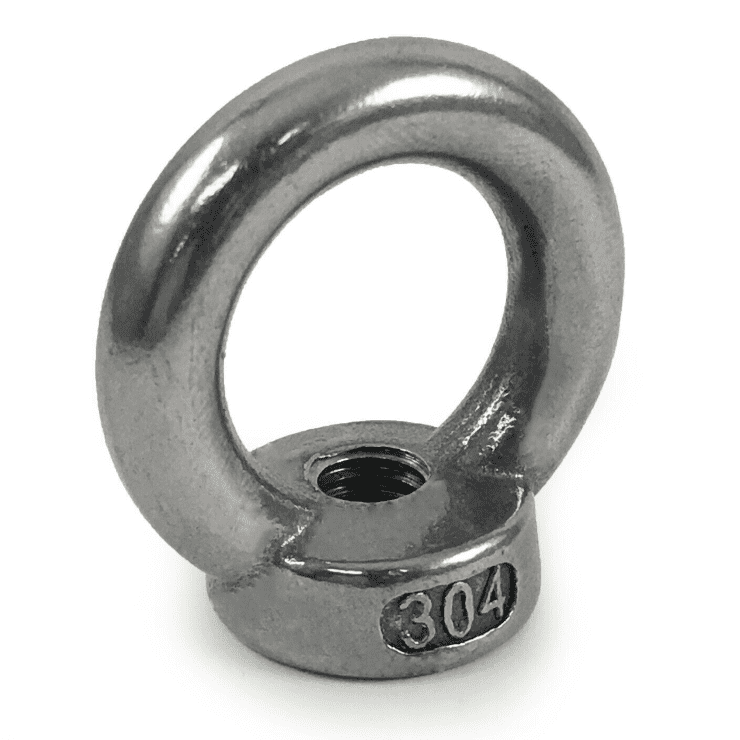 A2 304 Stainless Steel Lifting Eye Female Nuts Din 582 M6 M8 M10 M12 M16 M20 M24