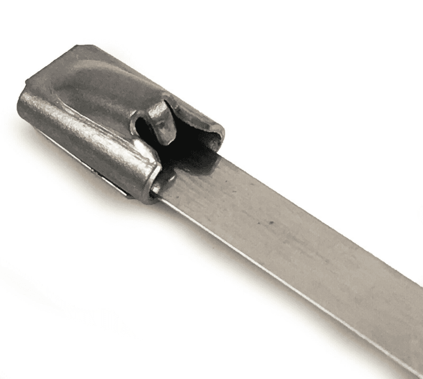 A2 Stainless Steel Metal Cable Ties Zip Wrap Exhaust Heat Straps Induction Pipe