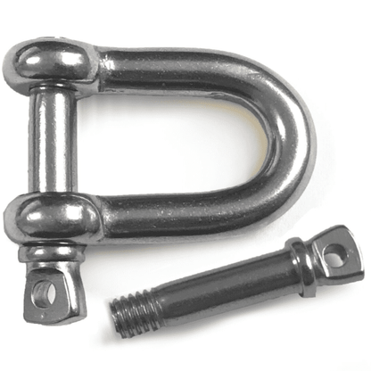 A4 316 Stainless Steel D Shackle With Screw Pin Rigging Lock/4mm-32mm Range