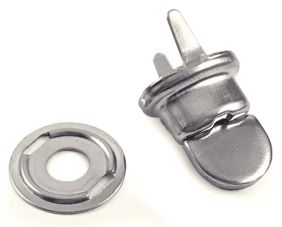 A4 Marine Stainless Steel Turnbutton Pronged & Clinch Plate Boat Canopy Fastener