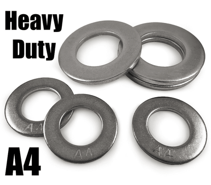 A4 Stainless Steel form A Large Heavy Duty Washers for Bolts M36 M39 M42 M46 M48