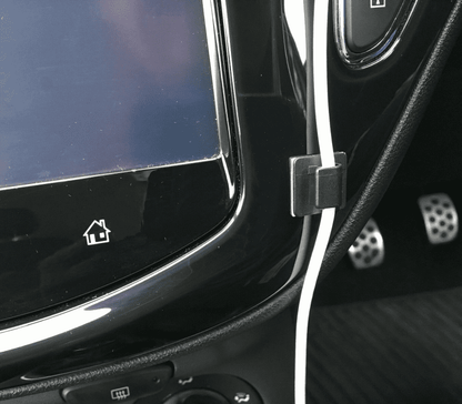 Adhesive Cable Tidy Clips Phone Usb Gps Dash Cam Sat Nav Aux Wire