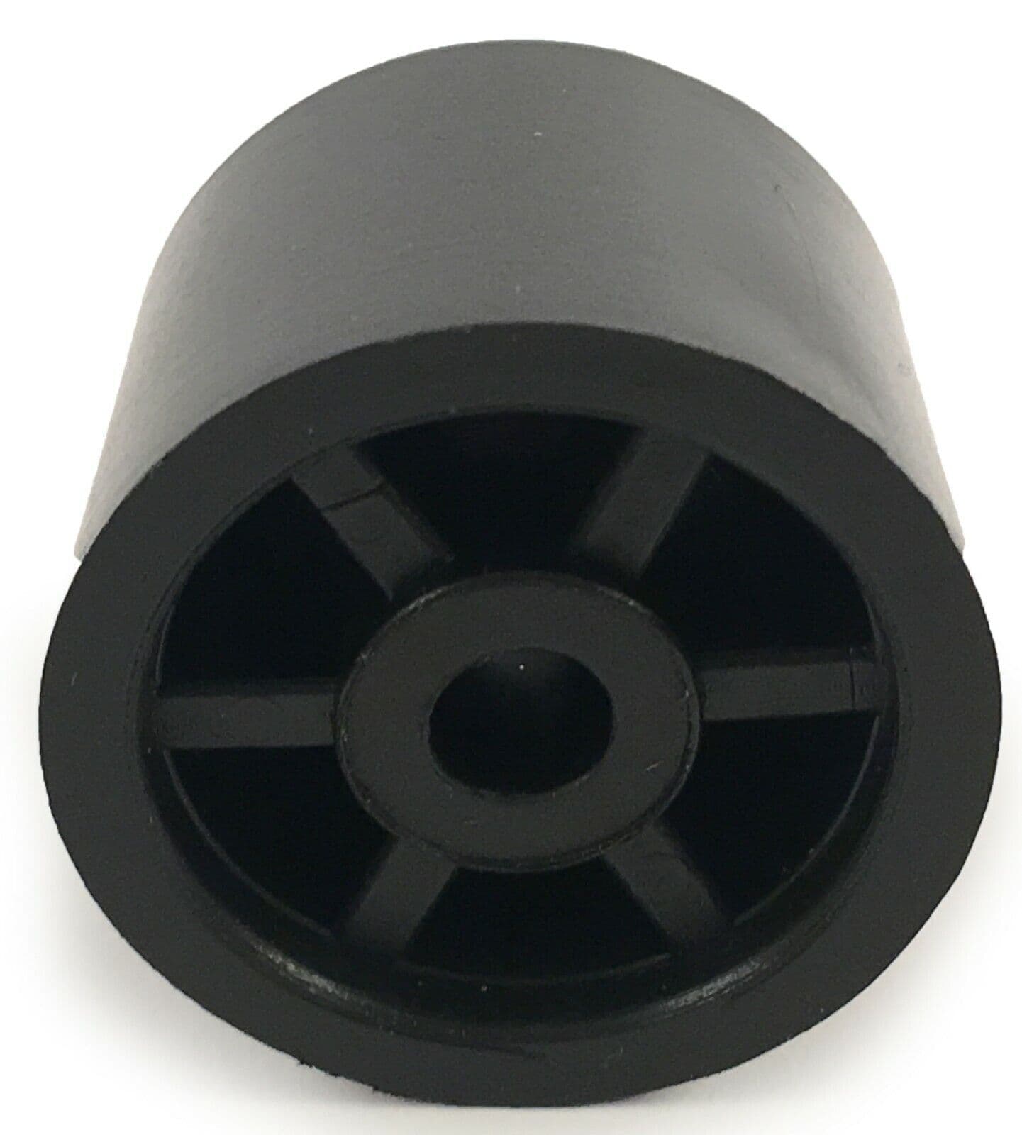Black Rubber Door Stop Floor Mounted Wall Protector Stops M5 Screw