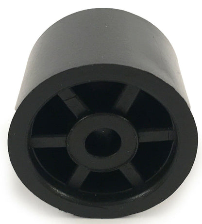 Black Rubber Door Stop Floor Mounted Wall Protector Stops M5 Screw