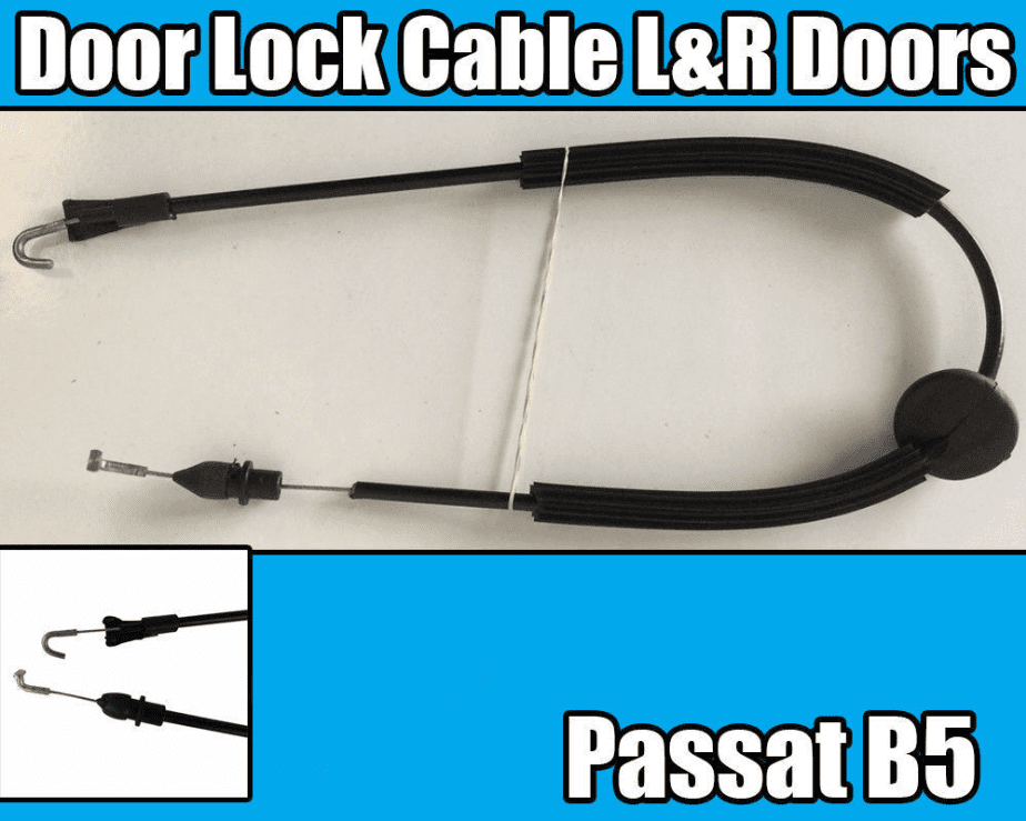 Bowden Cable for VW Passat B5 Door Lock Latch  Front Right Or Left 1996-2005