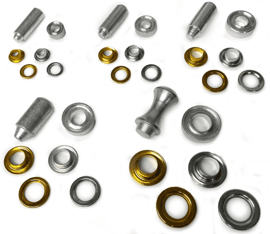 Brass Eyelet Ring Kits Sail Canvas Canopy Awning Repair Sets Tools Nickel Plated