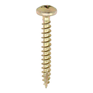 6G 8G 10G Pan Round Head Timco Classic Multipurpose Screws Pozi Wood Yellow