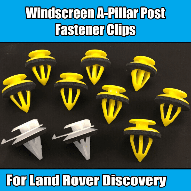 Clips Kit for Land Rover Discovery Lr3 Windscreen A-Pillar Post Trim Fastener