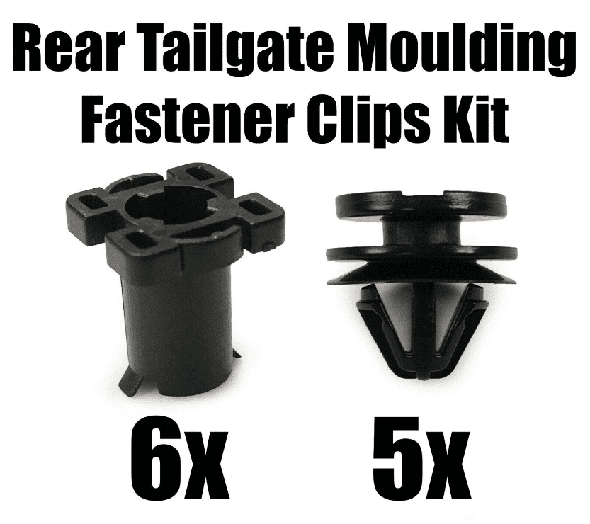 Clips Kit for Land Rover Freelander Rear Window Side Moulding Trim Set ...