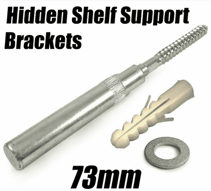 Concealed Hidden Shelf Support Brackets Invisible Mounting Floating Shelves Rack
