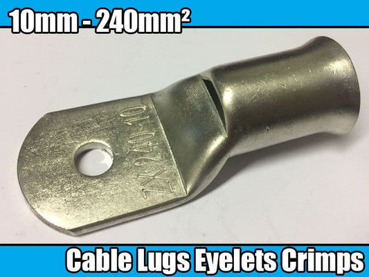 Copper Tube Terminals Crimp/Solder Cable Lugs Eyelets Battery 10mm-240mmÃÂ²