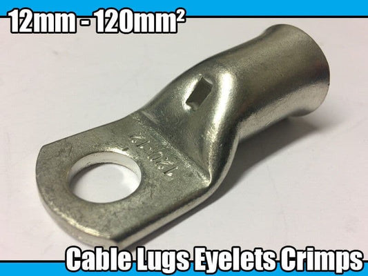 Copper Tube Terminals Crimp/Solder Cable Lugs Eyelets Battery 12mm-120mmÃÂ²