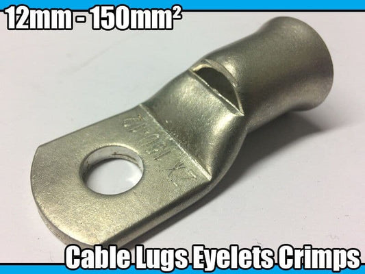 Copper Tube Terminals Crimp/Solder Cable Lugs Eyelets Battery 12mm -150mmÃÂ²
