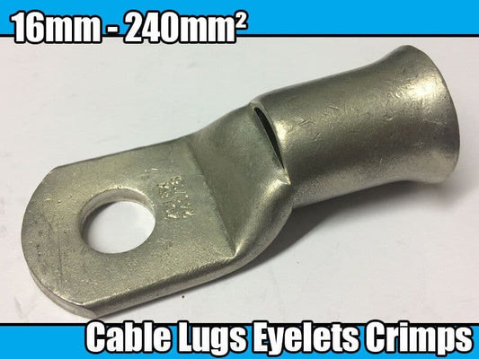 Copper Tube Terminals Crimp/Solder Cable Lugs Eyelets Battery 16mm-240mmÃÂ²