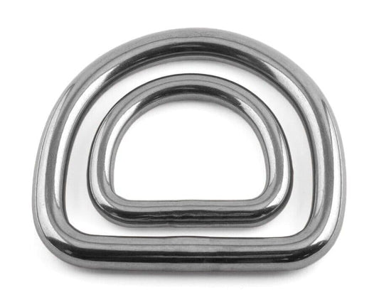 D Rings Welded A4 316 Marine Stainless Steel Polished M3 M4 M5 M6 M8