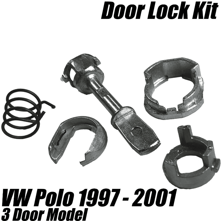 Door Lock Barrel Repair Kit Left + Right For VW Polo