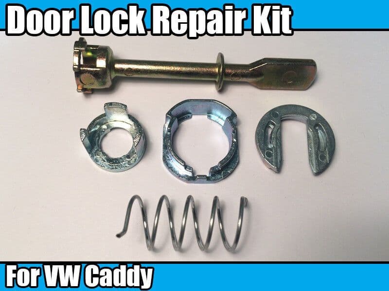 Door Lock Repair Kit for VW Caddy Mk2 Set Left & Right Barrel/Cilinder Lock