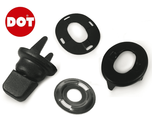 Dot Black Oxide Turnbutton Cloth Fastener Set Boat Cover Bimini Canopy