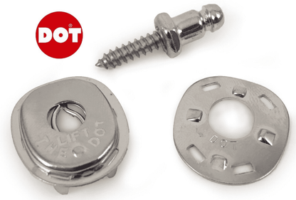 Dot Boat Canopy Cover Fastener Kit 5/8" Stainless Screw Stud Plate Socket