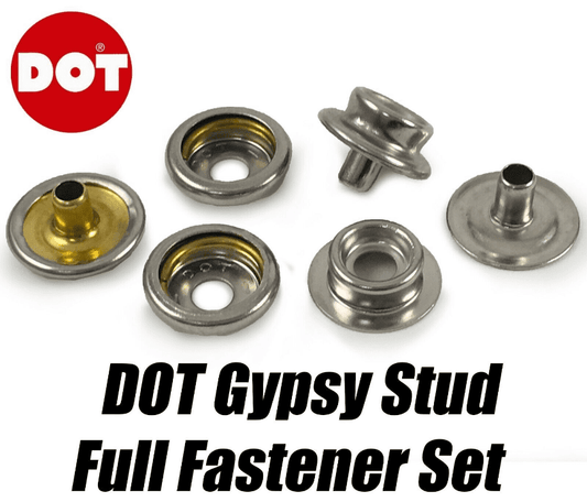 Dot Caps Sockets Gypsy Studs & Posts Fastener Set Boat Canvas Canopy Cover Snap