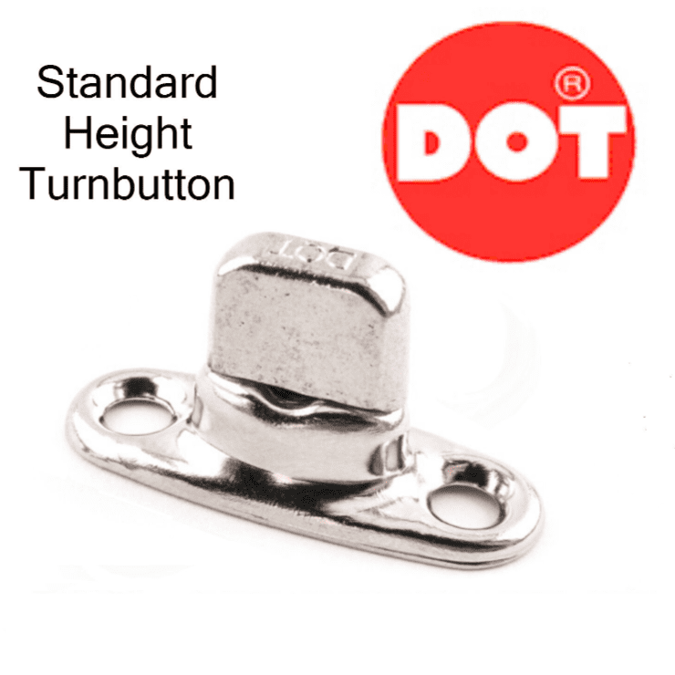 Dot Common Sense 6mm Turnbutton Boat Cover Bimini Canopy Marine Fastener