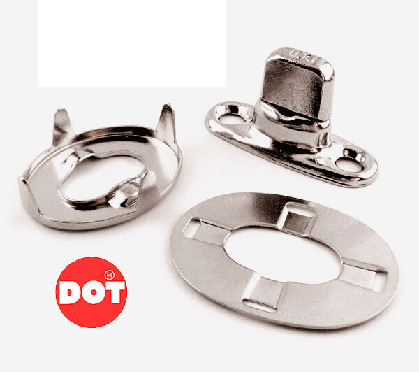 DOT 6mm Turnbutton Eyelet Fastener Kit - For Boat Covers, Bimini Tops, Marine Canopy