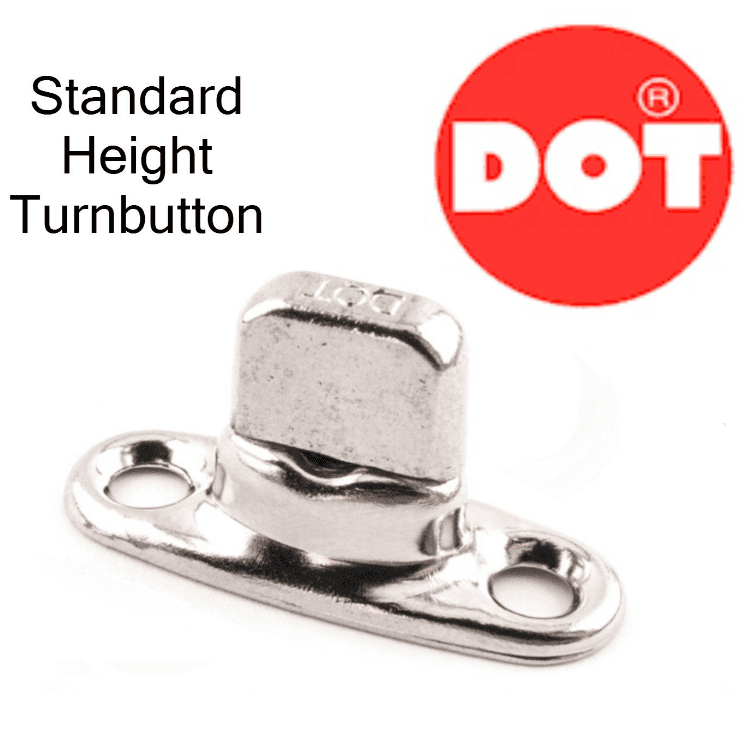 Dot Common Sense 8mm Turnbutton Set Boat Canopy Fastener Kit