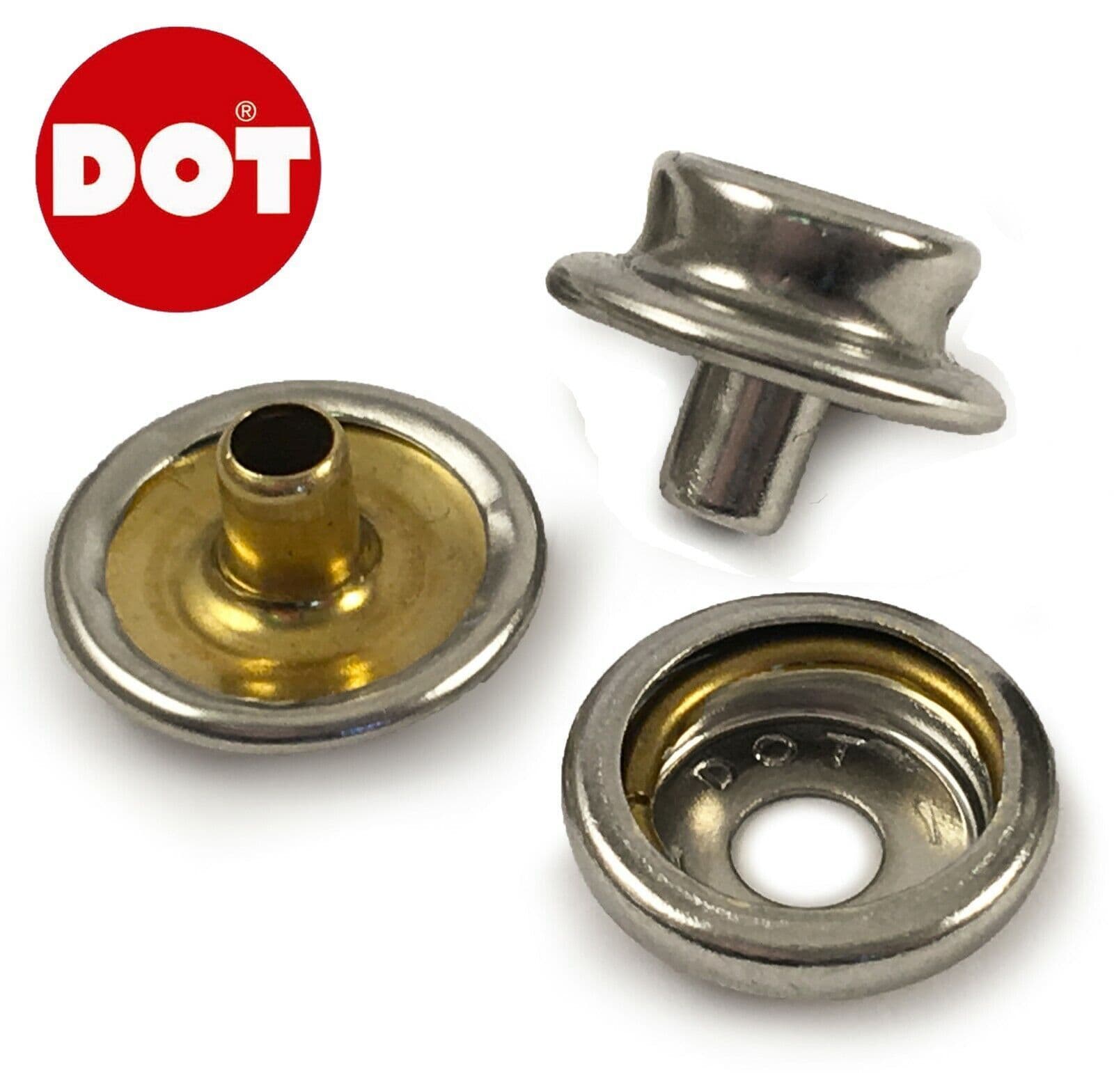 Dot Gypsy Studs Caps & Sockets Fastener Set Boat Canvas Canopy Cover Press Snap