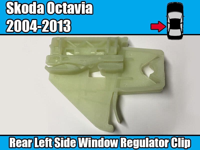Electric Window Regulator Repair Clip for Skoda Octavia Lifter Rear Left 5 Door