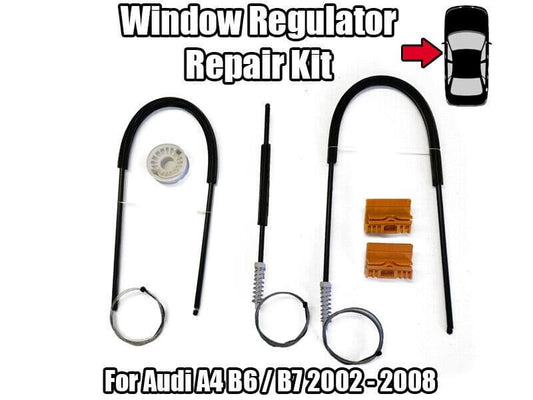 Electric Window Regulator Repair Kit for Audi A4 B6/B7 Front Left 2002-2008