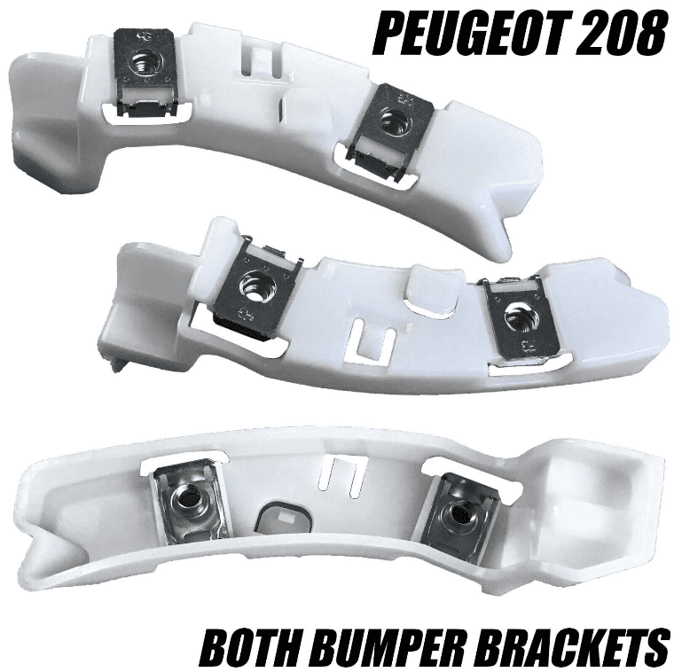 Front Bumper To Wing Bracket Moulding Fitting Clips for Peugeot 208 2012-2018