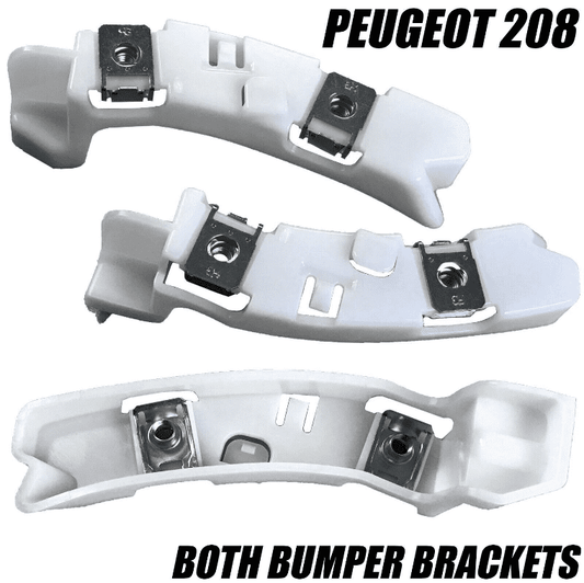 Front Bumper To Wing Bracket Moulding Fitting Clips for Peugeot 208 2012-2018