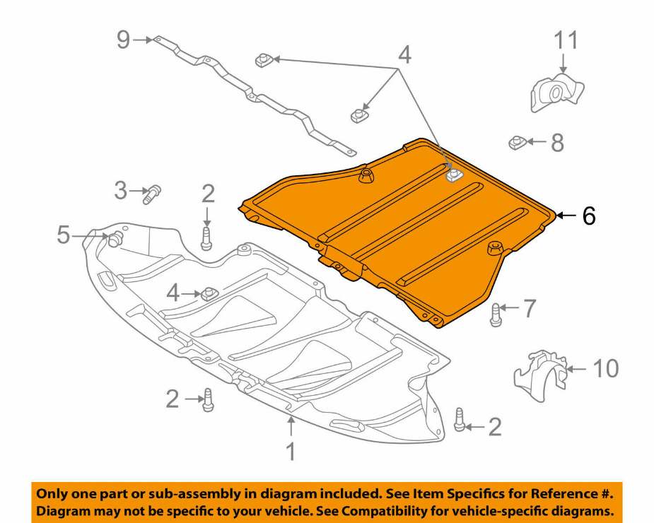 Gearbox Under Belly Pan Panel Cover Mud Splash Guard for  Audi A4 VW Passat