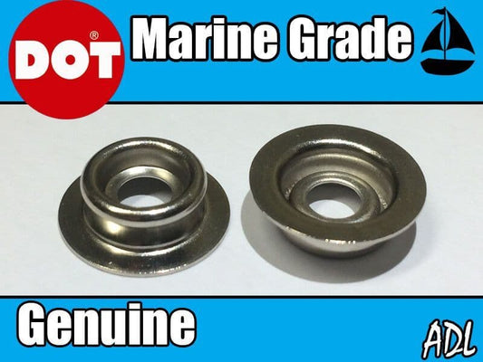 Genuine Dot Boat Cover Canopy Fittings Snap Stud Low Profile Base Press Fastener
