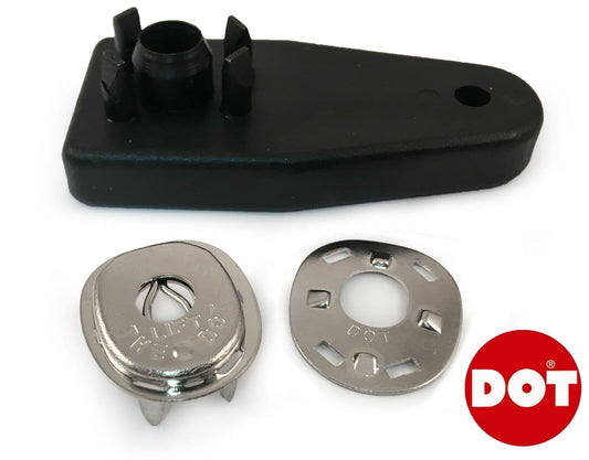 Genuine Dot Canopy Socket Long Prong Plate Fastener Boat Canvas With Hole Punch