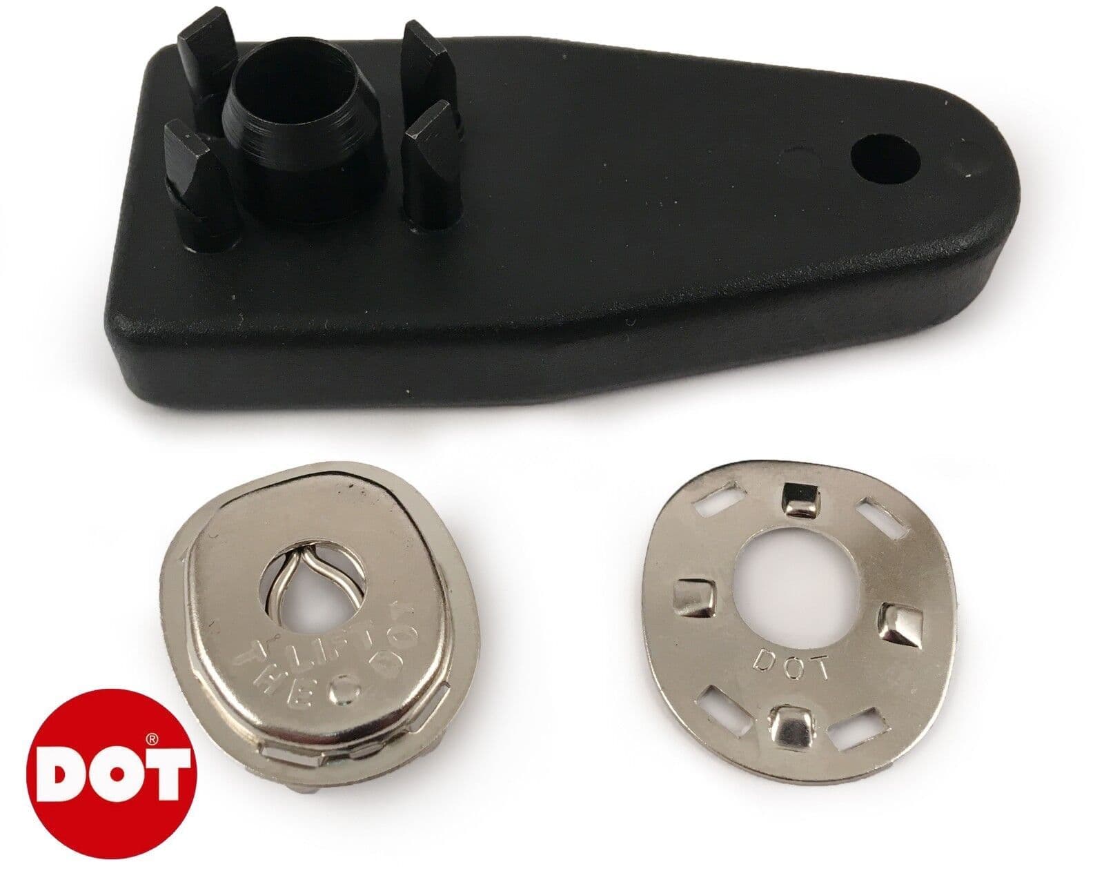 Genuine Dot Canopy Socket Prong Plate Fastener Boat Cover Canvas With Hole Punch
