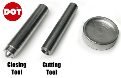 Genuine Dot Fastener Hole Punch And Closing Tool Set for Posts Studs Caps Socket