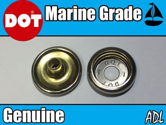Genuine Dot Fastener Press Snap Socket & Cap Fitting Boat Awning Canopy Canvas