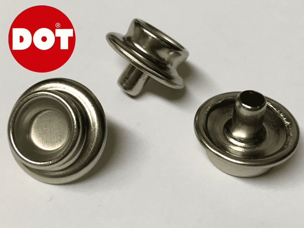 Genuine Dot Snap Gypsy Stud Post Fastener Boat Canvas Canopy Cover Nickel Plated