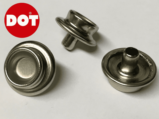 Genuine Dot Snap Gypsy Stud Post Fastener Boat Canvas Canopy Cover Nickel Plated