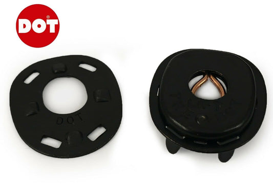 Genuine Dot Socket And Plate Military Black Oxide Boat Canopy Cover Fasteners